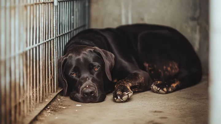 Pies ze schroniska płacze po adopcji brata. To, co stało się z nim później, było rozdzierające serce