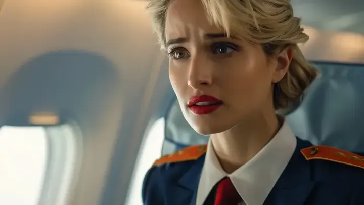 Un ragazzo continua a fare strani segnali con la mano durante il volo: quando la hostess si accorge del motivo, ordina all'aereo di atterrare