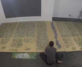 Wow! This man spends 9 months working on a giant jigsaw puzzle and the result is amazing!