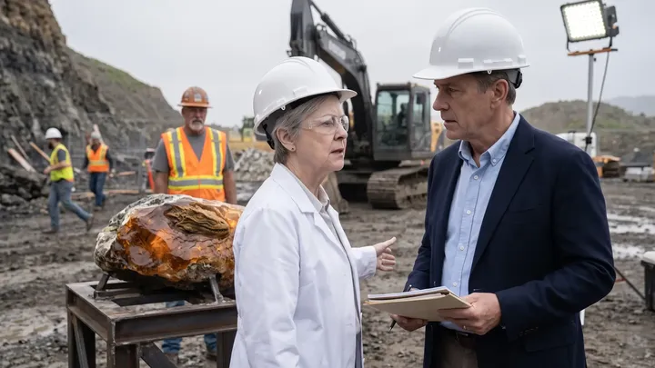 He Struck Something Beneath The Ground That Moved His 40-ton Excavator—What Was Frozen Inside Left Everyone Speechless