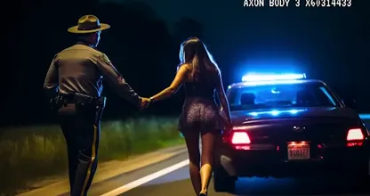 Bijzondere beelden onthuld: Vrouw filmt stiekem verzoek van politie om kofferbak te openen!