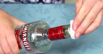 Rubbing vodka on your face? This is why it's a good idea
