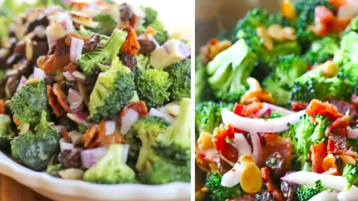 Dieser knackige und erfrischende Broccoli-Salat könnte dein Highlight für heute Abend sein!