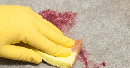 ¿Tienes una mancha en tu alfombra? Deshazte de ella con esta forma simple y barato!