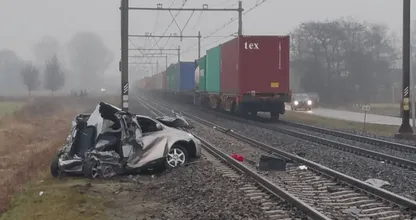 Martijn (18) ontsnapte ternauwernood aan een trein: ,,Ineens kon ik niet meer sturen.''
