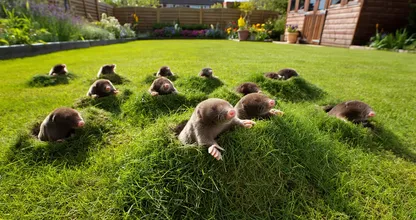 Maulwurf gräbt immer wieder den Garten eines Mannes um - aber der wahre Grund lässt ihn zu Hilfe eilen