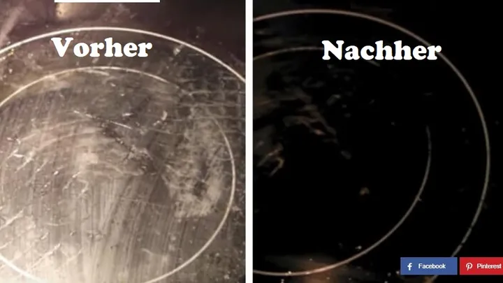 Brandflecken auf der elektronischen Herdplatte? So wirst du sie schneller los.