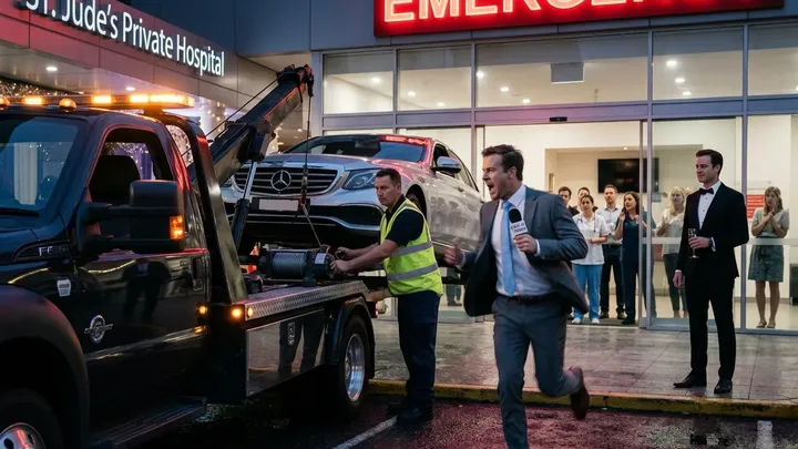 Ein Arzt hatte es satt, dass Autos die Einfahrt zur Rettungswache blockierten – also nahm er die Sache selbst in die Hand