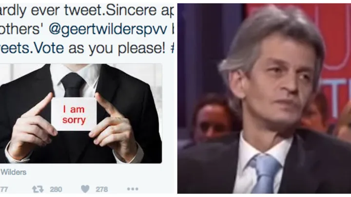 De broer van Geert Wilders biedt zijn excuses aan voor het gedrag van de PVV-leider...!