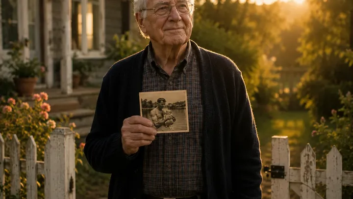 Opa (83) entdeckt ein altes Familienfoto – als er genauer hinsieht, bekommt er den Schreck seines Lebens!