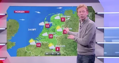 Weerman Gerrit Hiemstra krijgt enorme lading kritiek over zich heen