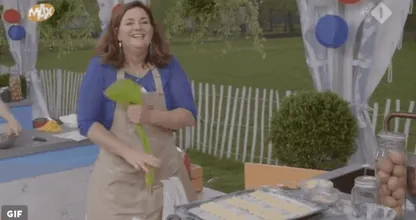 Dubbelzinnige aflevering van 'Heel Holland Bakt' maakt veel tongen los