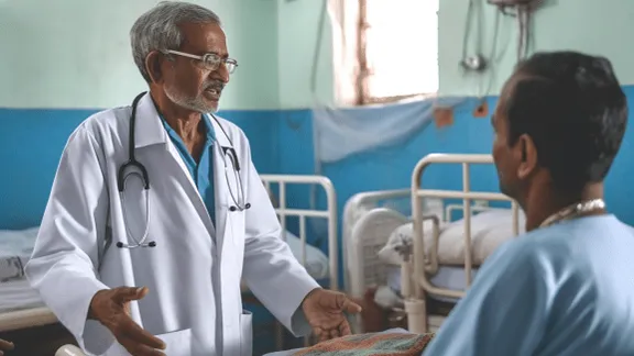 Un hombre acude al hospital para hacerse un chequeo y el médico mira su radiografía y le susurra: "Lo siento"