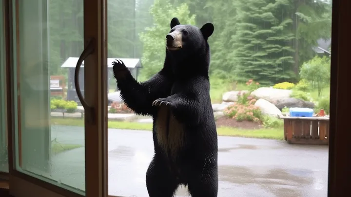 Bear Waves To Family Every Morning - One Day Dad Follows Him And Makes A Strange Discovery