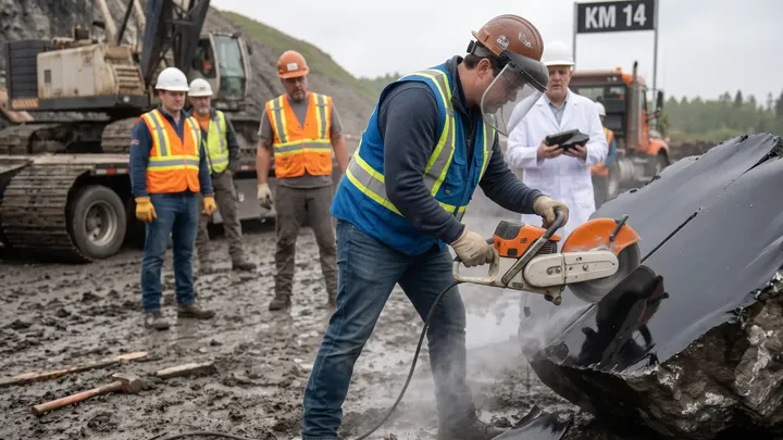 Hij stuitte op iets onder de grond dat zijn graafmachine van 40 ton deed schokken — wat erin bevroren zat, liet iedereen sprakeloos achter