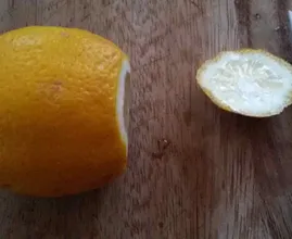 Zitronenwasser? So schneidest/schälst du eine nicht biologische Zitrone/Limone am schnellsten.