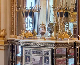 There is a hidden door in former Queen Elizabeth's room, this is where it leads to