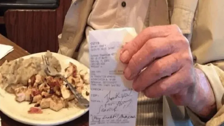 Waitress Serves Grumpy Old Man For 7 Years, Then Receives A Gift After He Passes Away