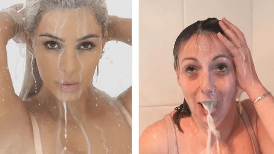 Deze moeder imiteert de foto's van celebrities op de leukste wijze, hilarisch deze foto's!
