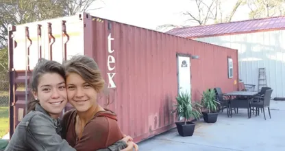 Young Couple Live In Old Container - Take A Peek Inside!