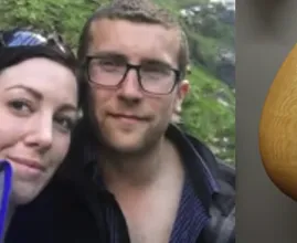 Man maakt ketting voor zijn vriendin, ze is compleet verbijsterd als ze ontdekt wat erin zit