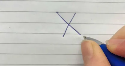 Jak piszesz literę „X”? Oto, co mówi ona o Twojej osobowości