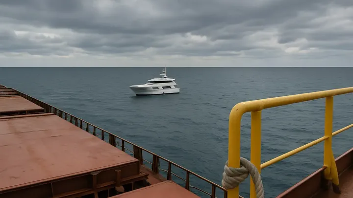 Ship Crew Finds Abandoned Yacht in Open Sea – When They Board, Their Blood Runs Cold