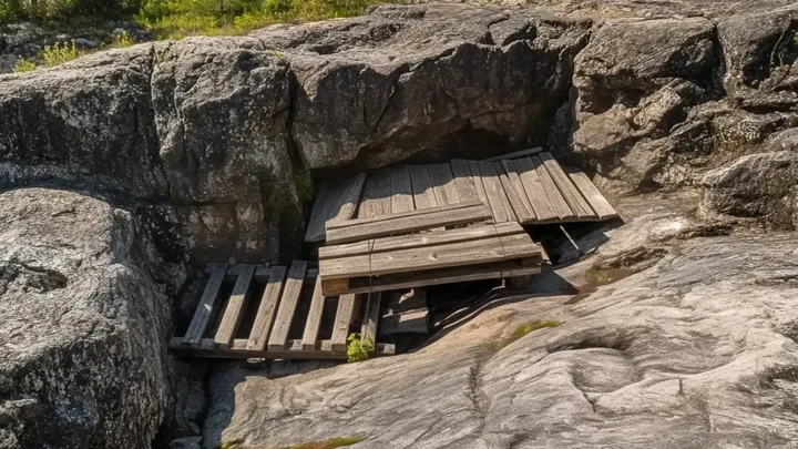 Man relocates to an abandoned bear den