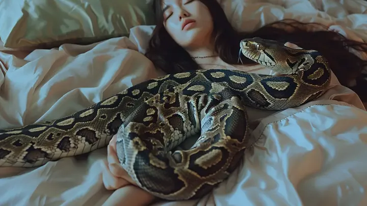 この女性は、毎晩、ペットのニシキヘビと一緒に安全に眠れると思っていました。 獣医師が彼女に驚くべき真実を伝えるまでは。
