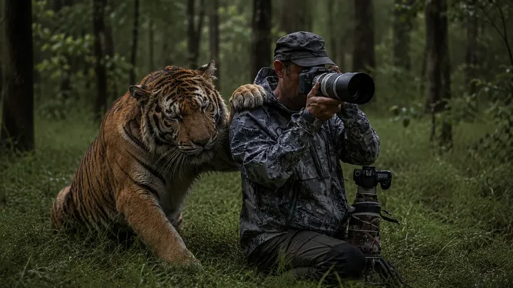 Tiger bekommt Hilfe vom Fotografen - Die Wahrheit brachte sein Blut zum Kochen