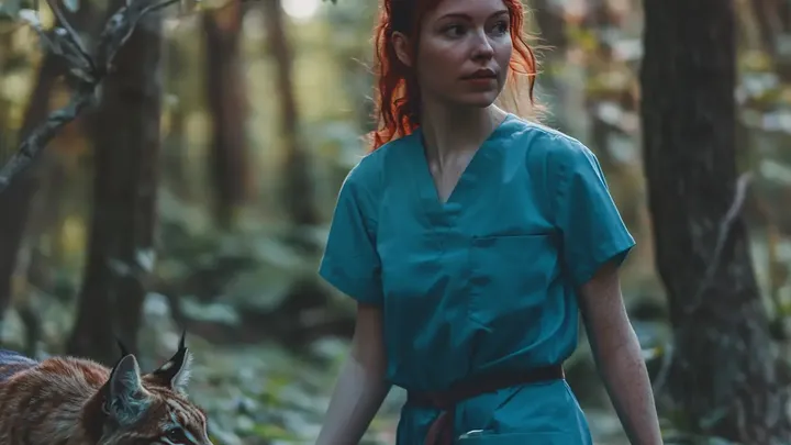 Bobcat włamuje się do szpitala - pielęgniarka doprowadzona do łez przez to, co niesie w pysku