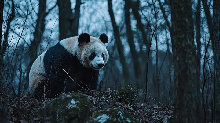 Pandabär bricht ins Krankenhaus ein - Krankenschwester ist zu Tränen gerührt über das, was er im Maul trägt