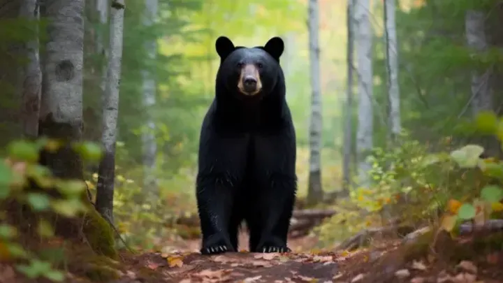 Urso acena para a família todas as manhãs - um dia, o pai faz uma descoberta chocante
