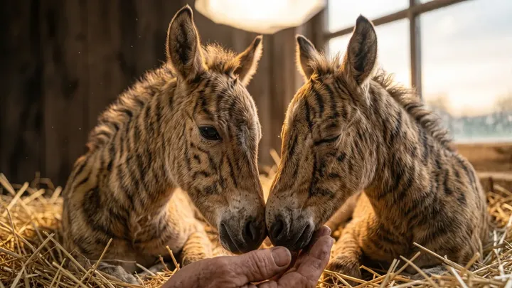 La polizia fa irruzione in un'azienda agricola locale dopo che un veterinario ha fatto una scoperta raccapricciante all'interno di una cavalla gravida