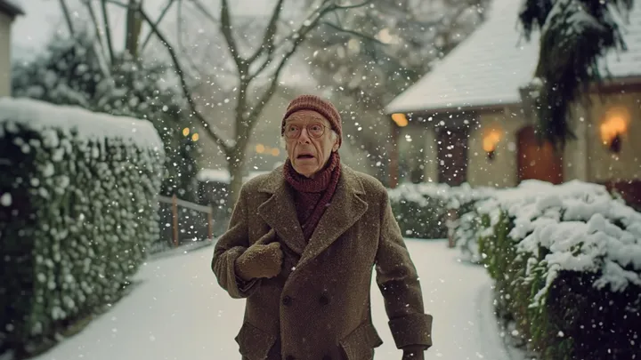 Man komt bevroren hert tegen in sneeuwstorm - zie wat er gebeurde
