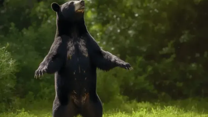 Urso acena para a família todas as manhãs - um dia, o pai faz uma descoberta chocante