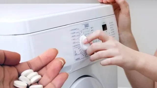 Try adding some aspirin to your washing machine - the result is priceless