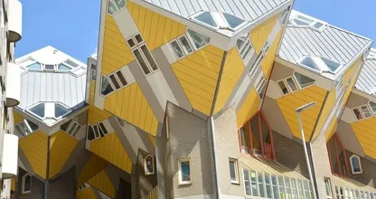 Zo ziet de beroemde kubuswoning in Rotterdam er vanbinnen uit