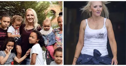 Deze moeder van 8 kinderen vind zichzelf 'te sexy' voor een baan!