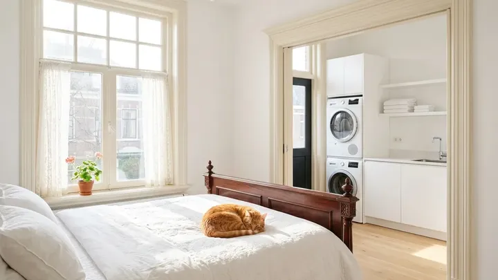 Un gato no dejaba de mirar la puerta del sótano de su nueva casa: pensaron que eran ratones, pero la verdad era peor..