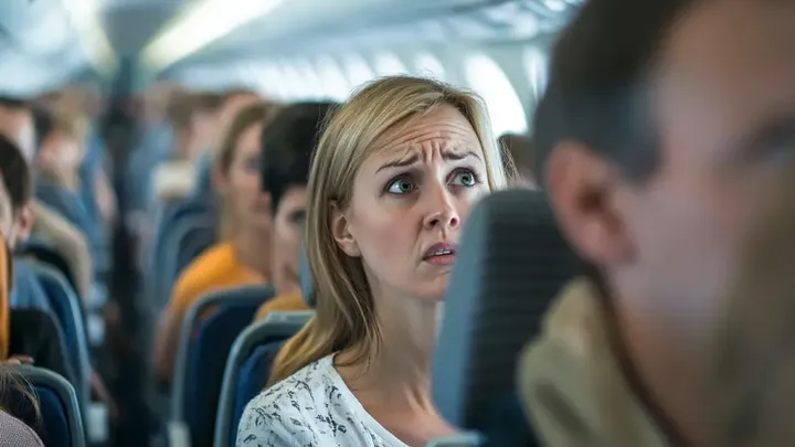 Mulher cede assento de avião para veterano e fica pálida ao descobrir quem ele realmente é!