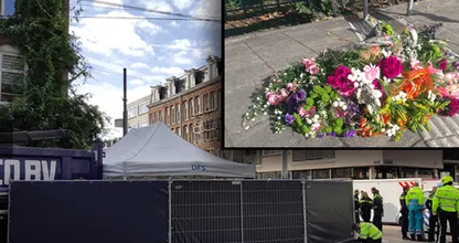 Bloemen worden gelegd op plek van verongelukt meisje: "ze had geen schijn van kans...."