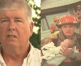 Il vigile del fuoco salva un bambino ed è in lacrime quando riceve una lettera dopo 17 anni