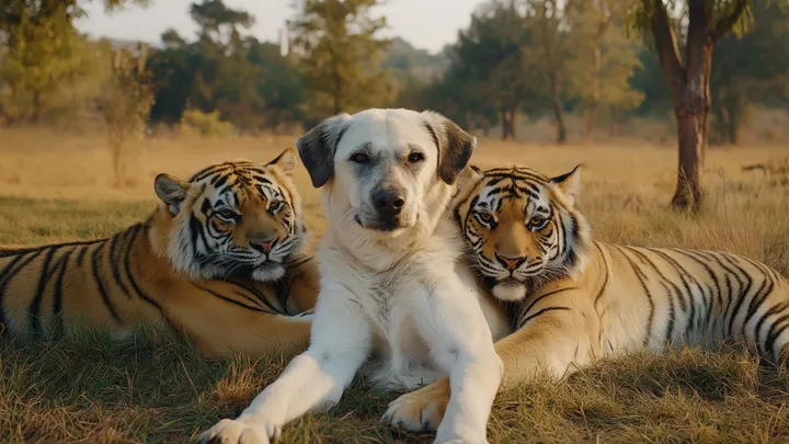 Un chien élève 3 petits tigres - Des années plus tard, une gardienne de zoo fond en larmes lorsque le tigre fait l'inattendu