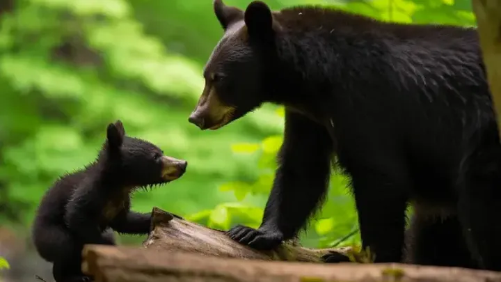 Urso acena para a família todas as manhãs - um dia, o pai faz uma descoberta chocante