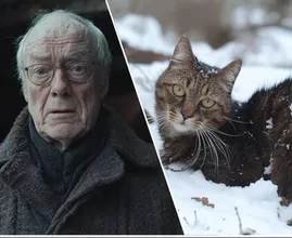 Cat Found Freezing in the Snow - But What It Was Hiding Under its Belly Will Leave You Stunned!