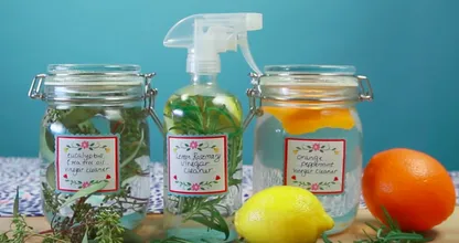Make these cheap and simple DIY scented vinegar cleaners and your house will always smell clean and fresh!