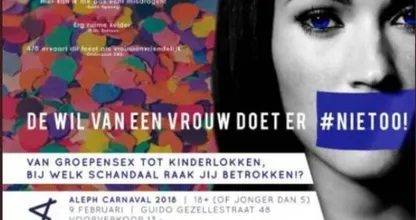 Bizar: Eindhovens Studenten Corps organiseert vrouwonvriendelijk feest: 'De wil van de vrouw doet er #nietoo'