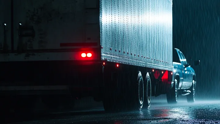 Lkw verliert Ladung auf der Autobahn, dann merkt der Fahrer, was es ist..