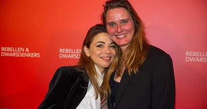 Tortelduifjes Georgina Verbaan en Maartje Wortel delen hoe ze elkaar ontmoetten
